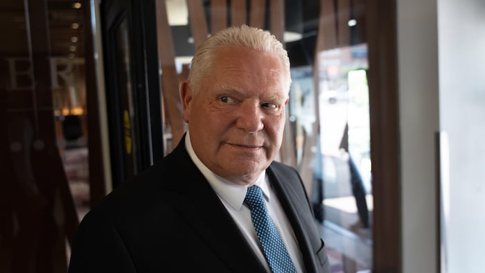 Doug Ford quittant une rencontre lors du Conseil de la fédération à Charlottetown le 21 juillet 2026.