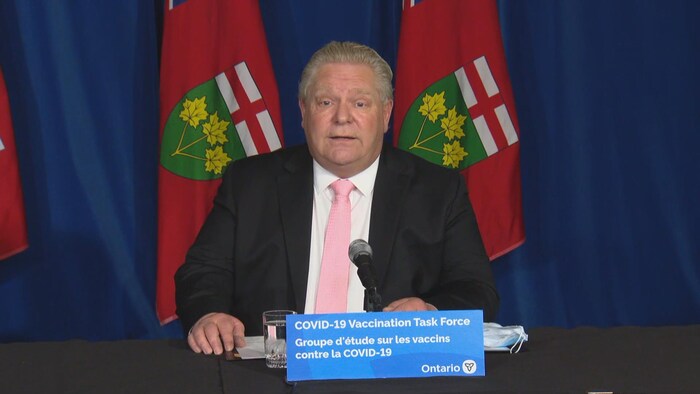 Le premier ministre Doug Ford.