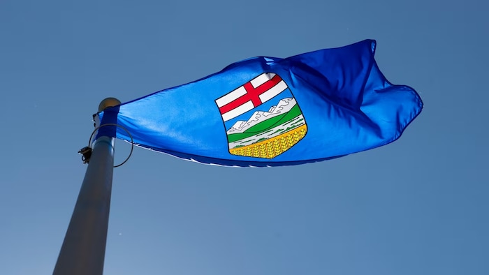 Le drapeau de l'Alberta.