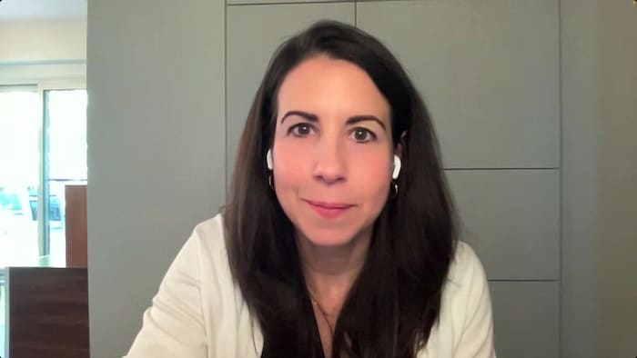 Eve Riopel lors d’une entrevue en visioconférence.