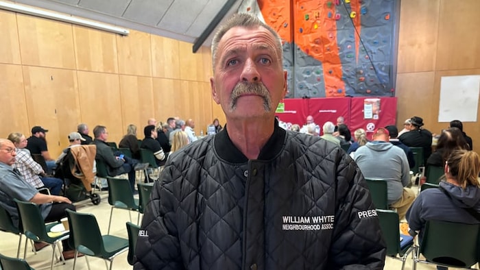 Le président de l'association de quartier William Whyte, Darrell Warren.