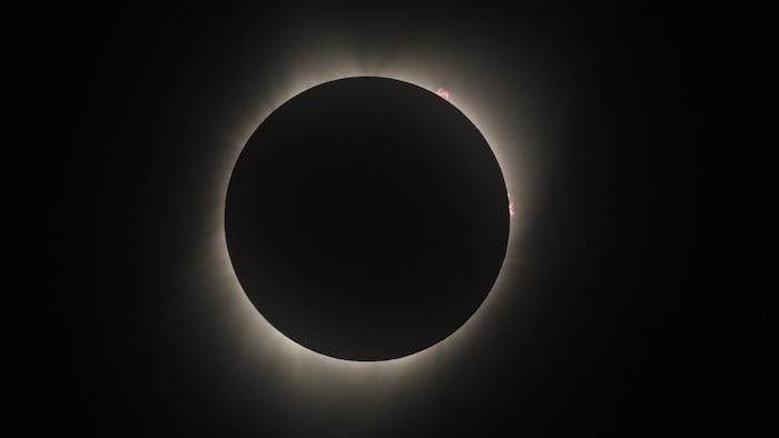 Une image de l'éclipse de Soleil.