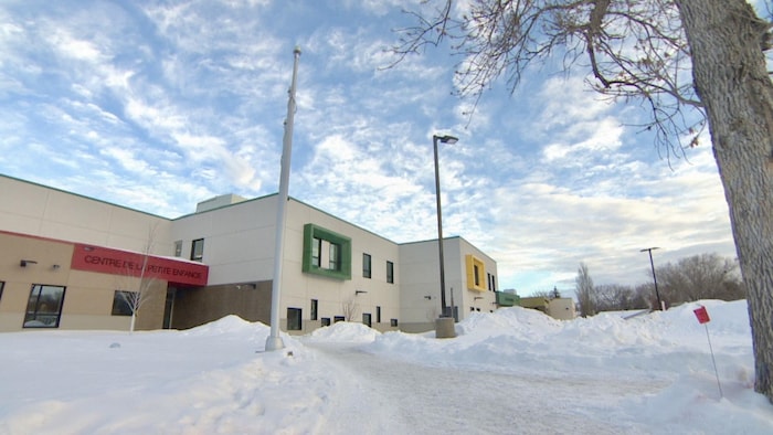 La nouvelle École du Parc à Regina, en Saskatchewan, le 8 janvier 2024.
