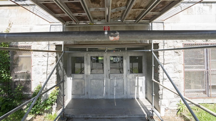 L’entrée de l'école Sophie-Barat, la plus vieille du Centre de services scolaire de Montréal.