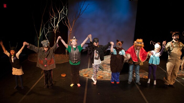 L'école de théâtre de la Troupe du Jour à Saskatoon.