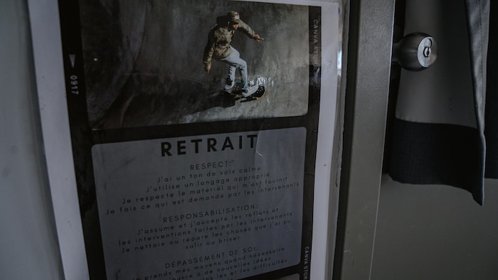 Une salle de retrait.