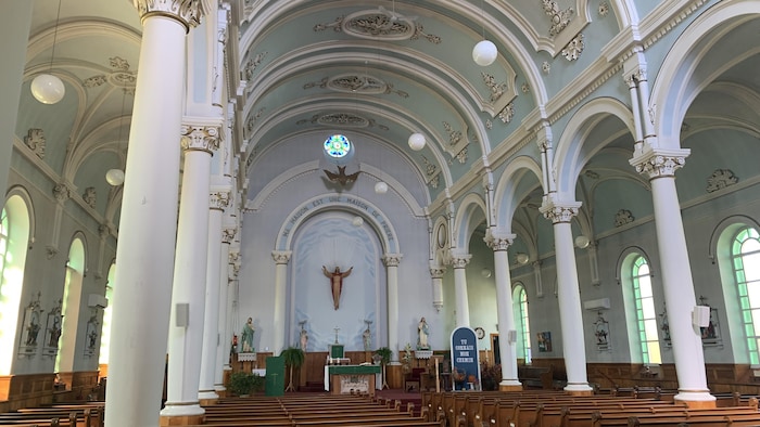 Une église.