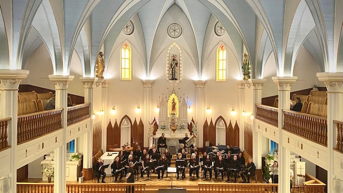 Concert dans l'église.