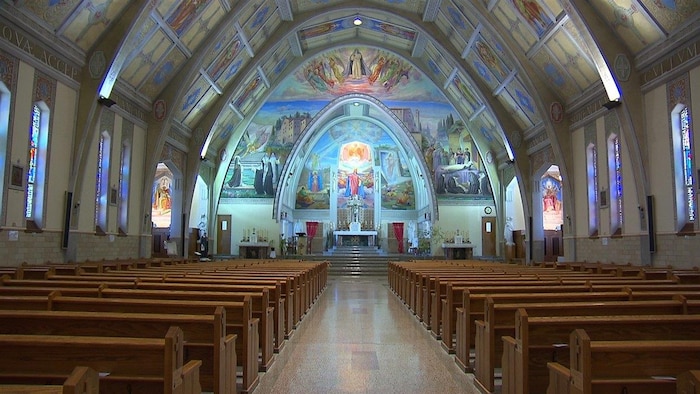 L'église Sainte-Amélie à Baie-Comeau