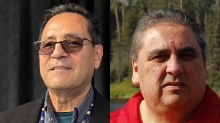 Collage des deux candidats.