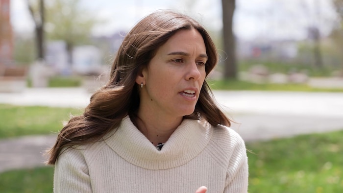 Émilie Beaulieu en entrevue.