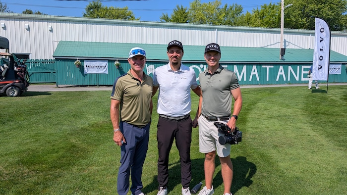Daniel Melançon, Massimo Roch Gagnon et Maxime Huard