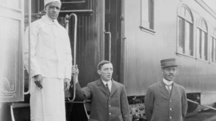 Des employés de la compagnie ferroviaire du Grand Tronc, en 1914.