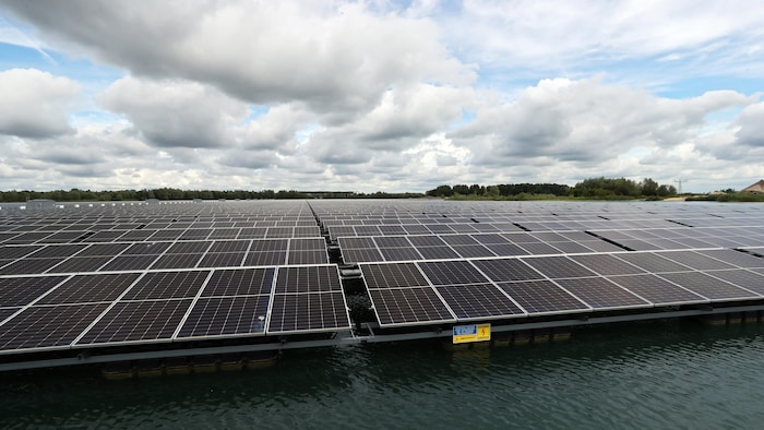 Des panneaux solaires sur l'eau, aux Pays-Bas