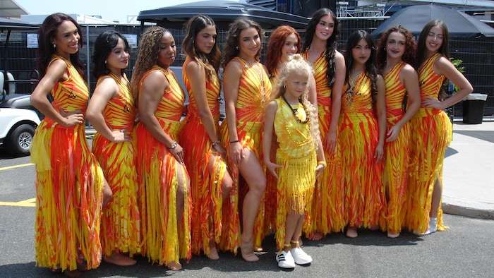 Portrait de danseuses.