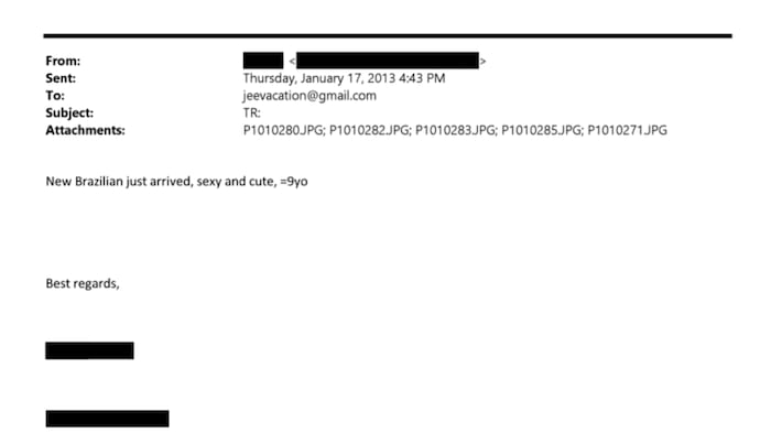 Il s'agit d'un courriel décrit plus bas. 