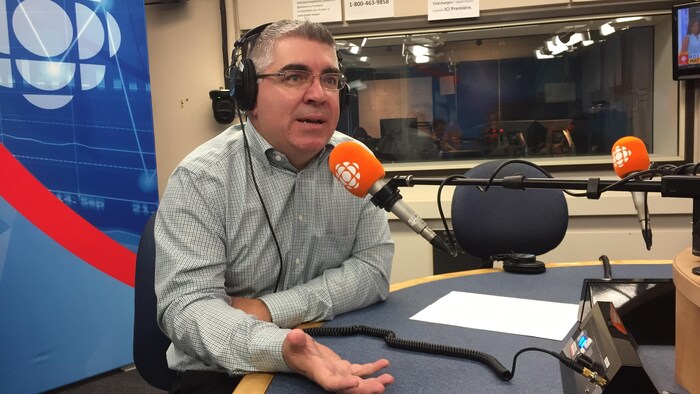 Éric Arsenault en studio