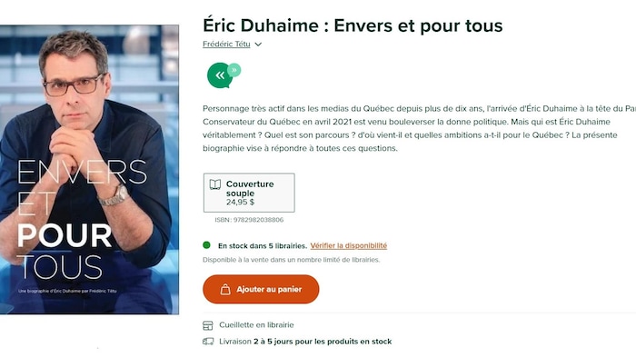 La couverture du livre.