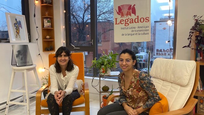 Mariana Marín et Pilar Jiménez, respectivement fondatrice et coordinatrice de l'Instituto Legados de Transmission de la langue et la culture.