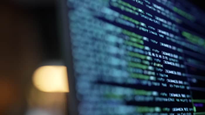 Des données sur un écran.