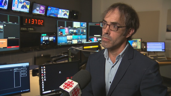 Etienne-Alexis Boucher in an interview with Radio-Canada