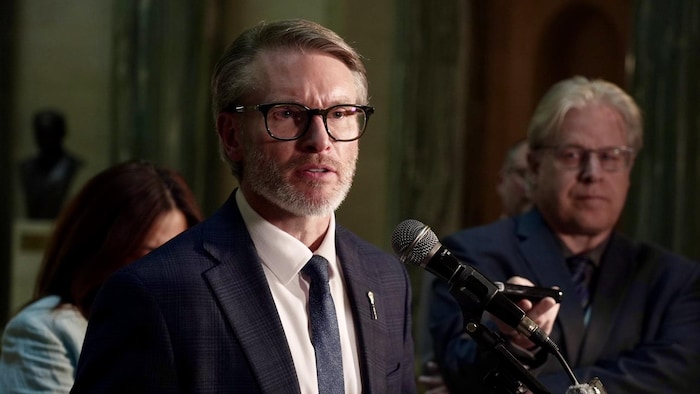 Le ministre de l'Éducation de la Saskatchewan, Everett Hindley, le 14 mai 2026.