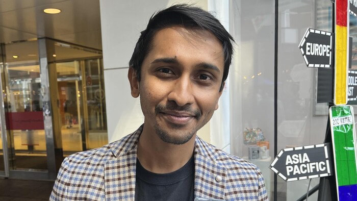 Aditya Chaudhuri, président du chapitre professionnel de Calgary d'Ingénieurs sans Frontières Canada.