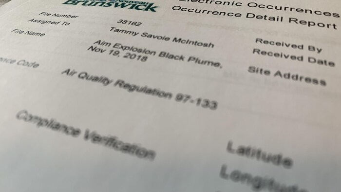 La page couverture du rapport. 