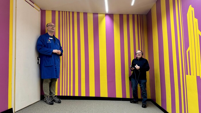 Portait de deux hommes.