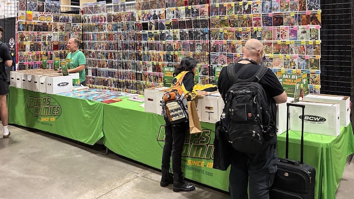 Un stand de la Fan Expo de Toronto.