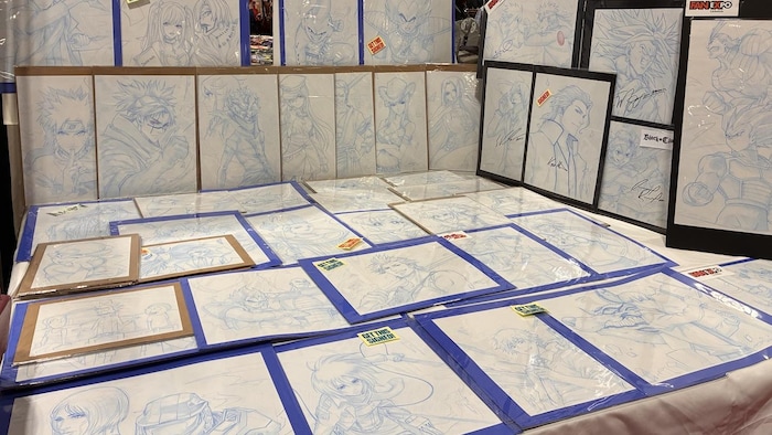Un stand à la Fan Expo.