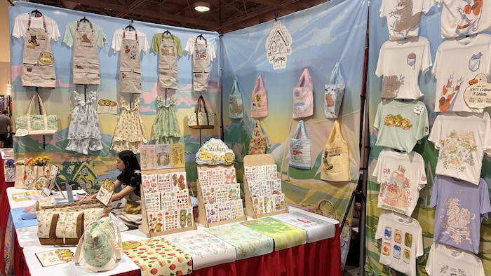 Un stand de la Fan Expo de Toronto.