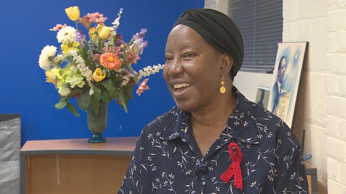 Mme Ongoïba en entrevue.