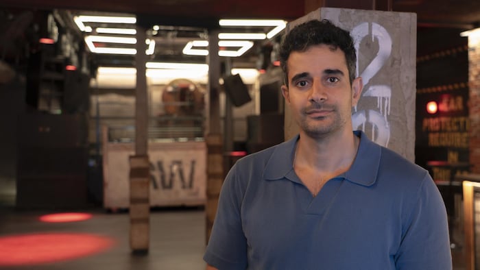 Farid Dagher dans son club.