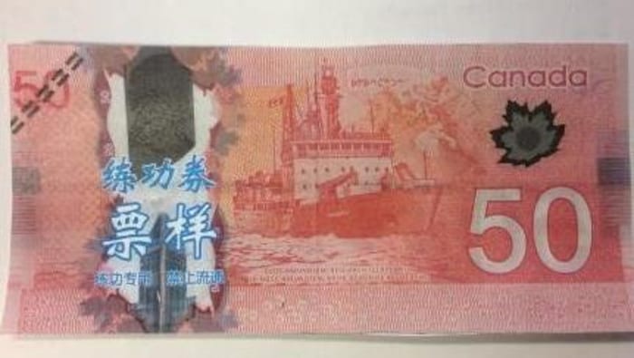 De faux billets malgré des avertissements imprimés en chinois