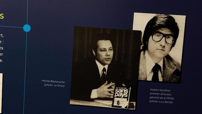 Photos d'archives des deux hommes. 