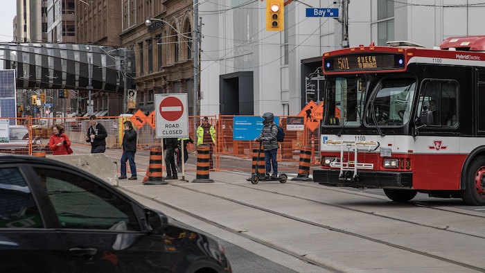 Une rue du centre-ville de Toronto fermée jusqu'en 2027