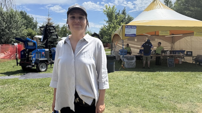 Arielle Soucy fait partie des artistes francophones présents au festival.