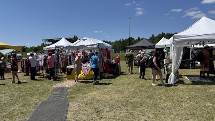 Des centaines de personnes ont participé au festival samedi.