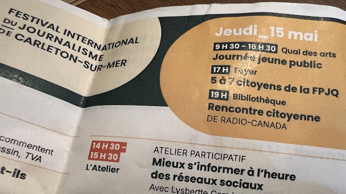 Extrait du programme du FIJC.