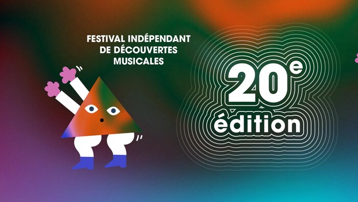 Banderole promotionnelle du 20e anniversaire du Festival OFF de Québec
