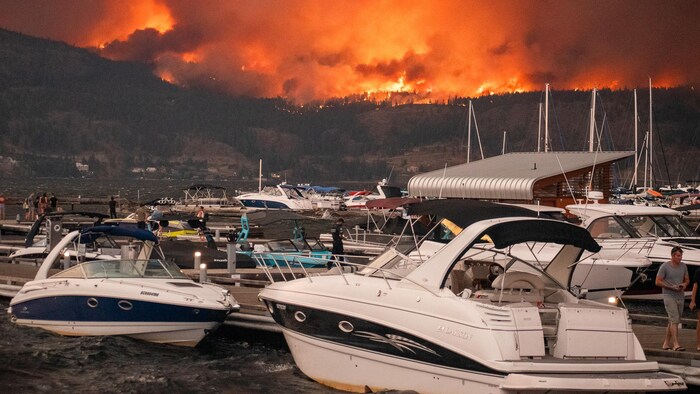 McDougall Creek Fire. 