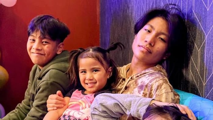 Les quatre enfants de Jade Galve, dont trois sont morts.