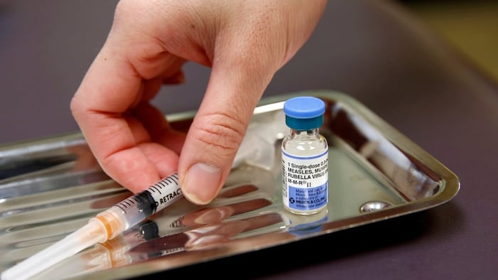 Une fiole du vaccin.