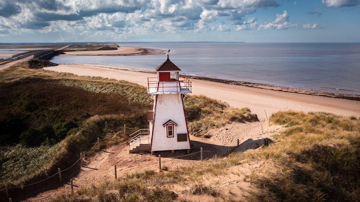 Le phare de Covehead, à l''Île-du-Prince-Édouard. 
