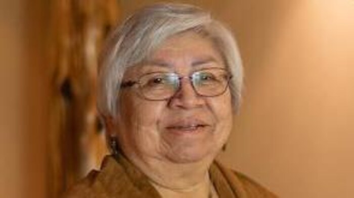 La présidente du conseil d'administration du Fonds de réconciliation avec les Autochtones, Rosella Kinoshameg.