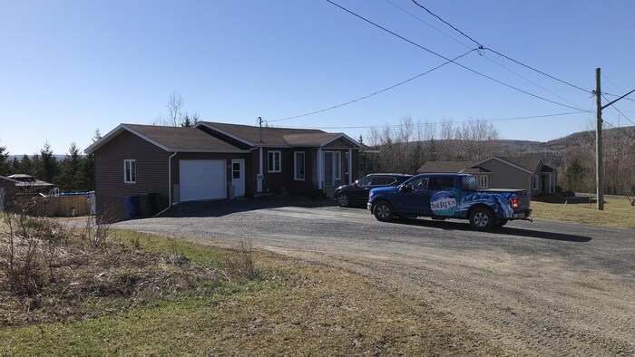 Une maison à Saint-Hilaire, dans le Haut-Madawaska.