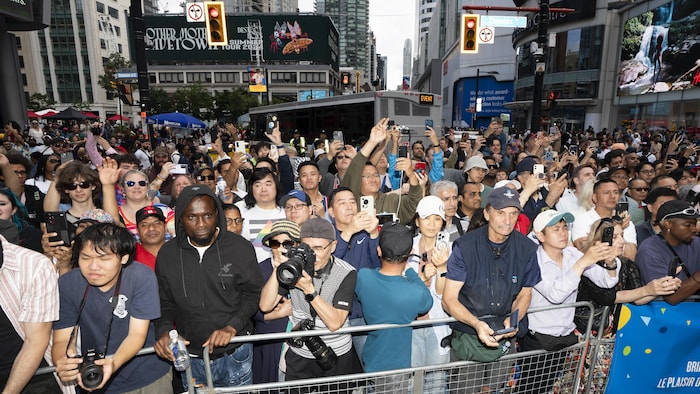 Une foule à Toronto.