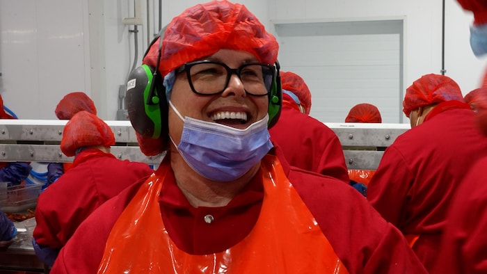 France Cloutier, employée chez Marinard.