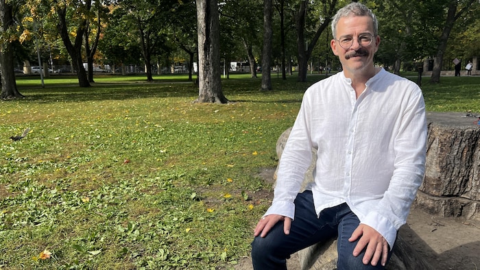 François Grisé au parc La Fontaine